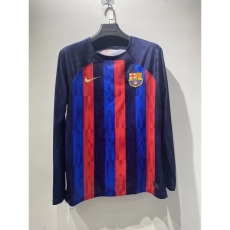 22-23 Barcelona home long-sleeved shirt without ads